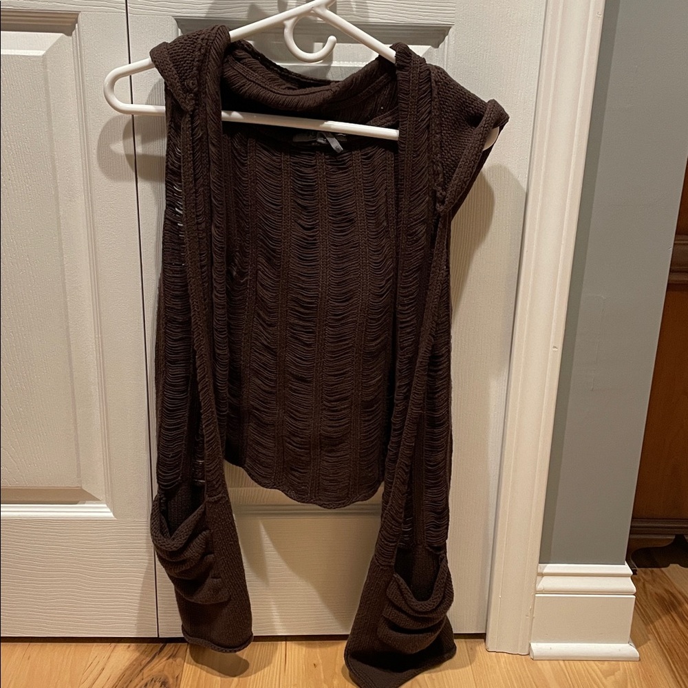 Buffalo David Bitton Chocolate Knit Top